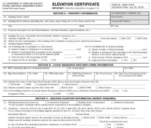 Elevation Certificate